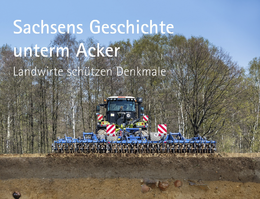 Plakat Ausstellung "Sachsens Geschichte unterm Acker."