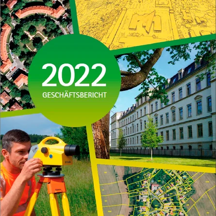 Deckblatt des Geschäftsberichtes 2022