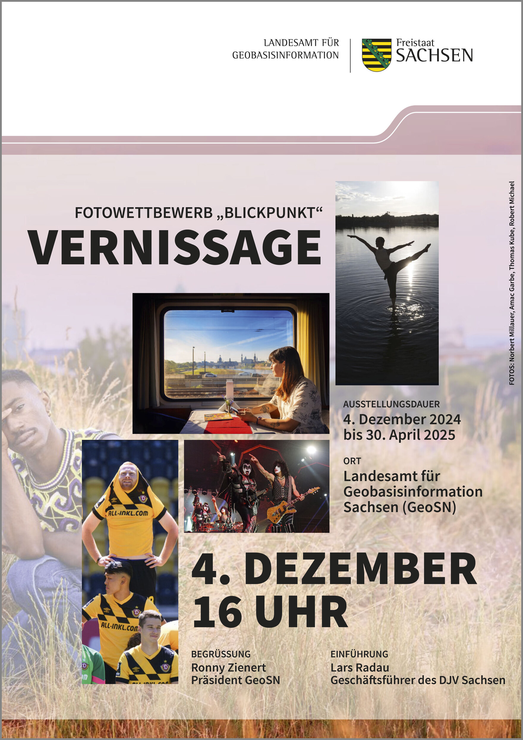 Plakat Vernissage Fotowettbewerb Blickpunkte