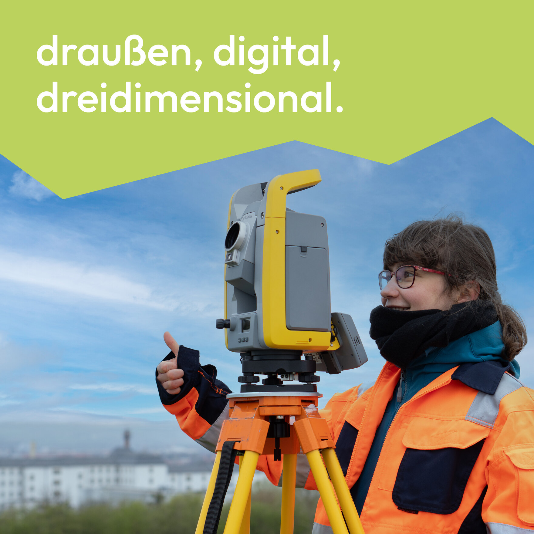 Ankündigungsbild Aktionstag Geodäsie 2025