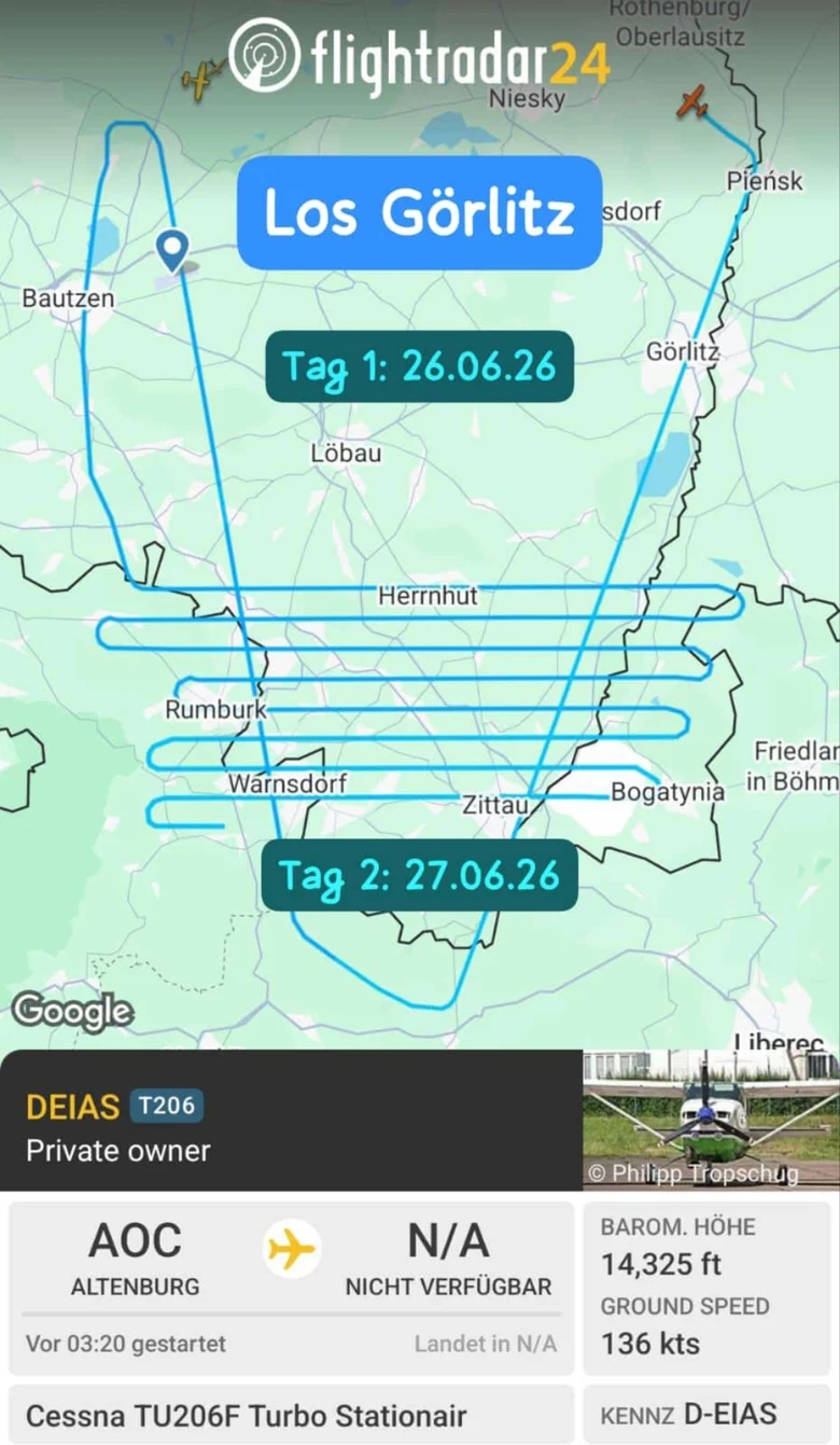 Screenshot flightradar24