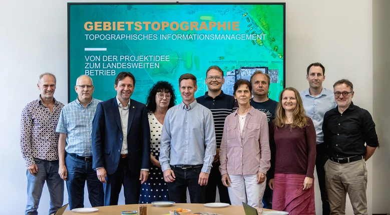 Gruppenbild Gebietstopographen Juli 2026